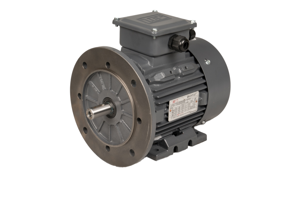 1.1kw, 2 Pole, Cast Iron Motor B5 IE3 - Invincible Rewinds